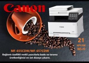 Canon I-Sensys MF657CDW Wi-Fi Renkli Çok Fonksiyonlu Lazer Yazıcı, Tarayıcı, Fotokopi, Faks