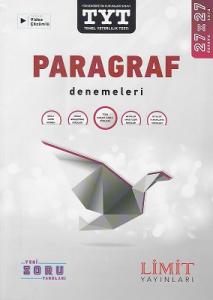 TYT Paragraf Denemeleri Tamamı Video Çözümlü 2022 Yeni Soru Tarzları 27x27 Limit Yayınları TYT Paragraf Denemeleri Tamamı Video Çözümlü 2022 Yeni Soru Tarzları 27x27 Limit Yayınları