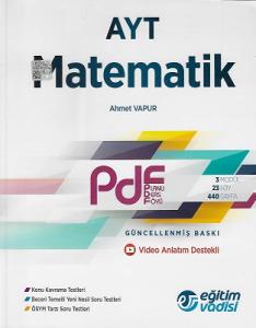 AYT Pdf Matematik Video Anlatım Destekli Eğitim Vadisi Yayınları AYT Pdf Matematik Video Anlatım Destekli Eğitim Vadisi Yayınları