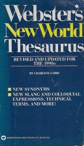 Webster's New World Thesaurus Webster's New World Thesaurus