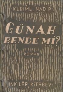 Günah Bende Mi? Kitap 1954 Yılı Baskı