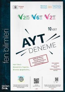YKS AYT Fen Bilimleri 10 Deneme Video Çözümlü Üç Dört Beş Yayınları YKS AYT Fen Bilimleri 10 Deneme Video Çözümlü Üç Dört Beş Yayınları