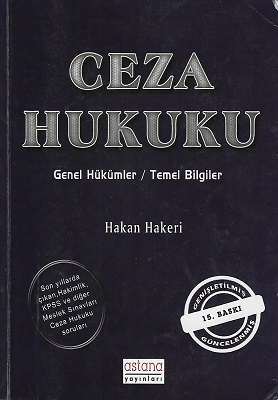 Ceza Hukuku Genel Hükümler - Temel Bilgiler 15. Baskı