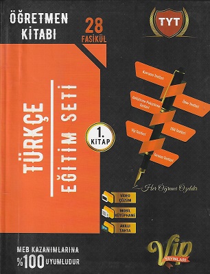 TYT Türkçe Eğitim Seti TYT Türkçe Konu Anlatım Seti Vip Yayınları