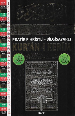 Pratik Fihristli Bilgisayarlı Kur'an-ı Kerim (Orta Boy) - Ciltli Kitap