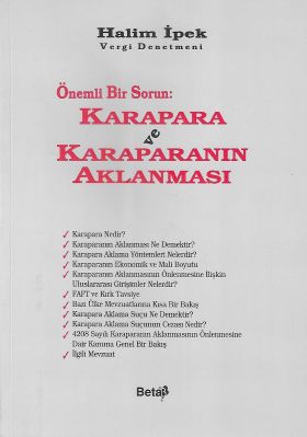 Önemli Bir Sorun Karapara ve Karaparanın Aklanması